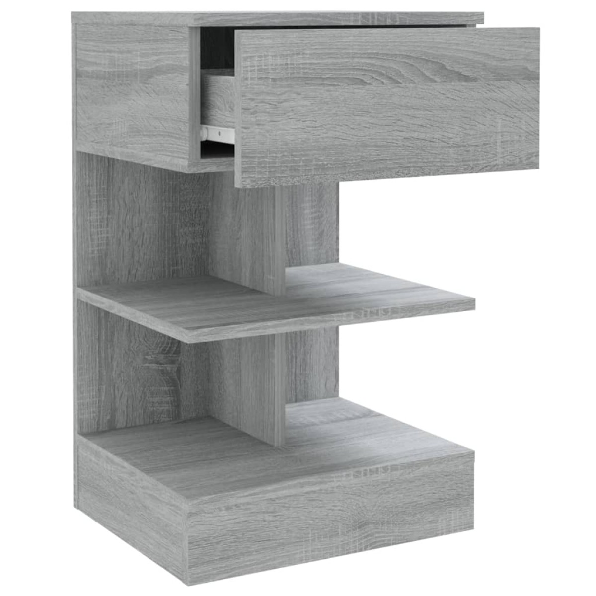 vidaXL Κομοδίνα 2 Τεμ. Γκρι Sonoma 40x35x65 εκ. από Επεξεργασμένο Ξύλο