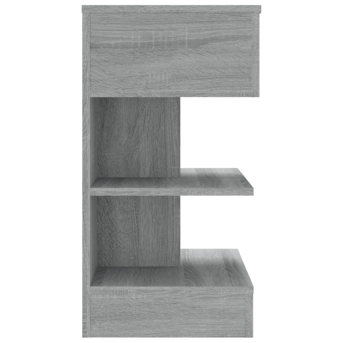 vidaXL Κομοδίνα 2 Τεμ. Γκρι Sonoma 40x35x65 εκ. από Επεξεργασμένο Ξύλο