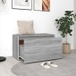 vidaXL Πάγκος Χολ Γκρι Sonoma 80 x 40 x 45 εκ. από Επεξεργασμένο Ξύλο