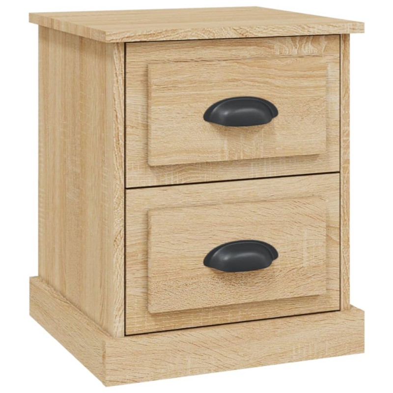 vidaXL Κομοδίνο Sonoma Δρυς 39x39x47,5 εκ. από Επεξεργασμένο Ξύλο