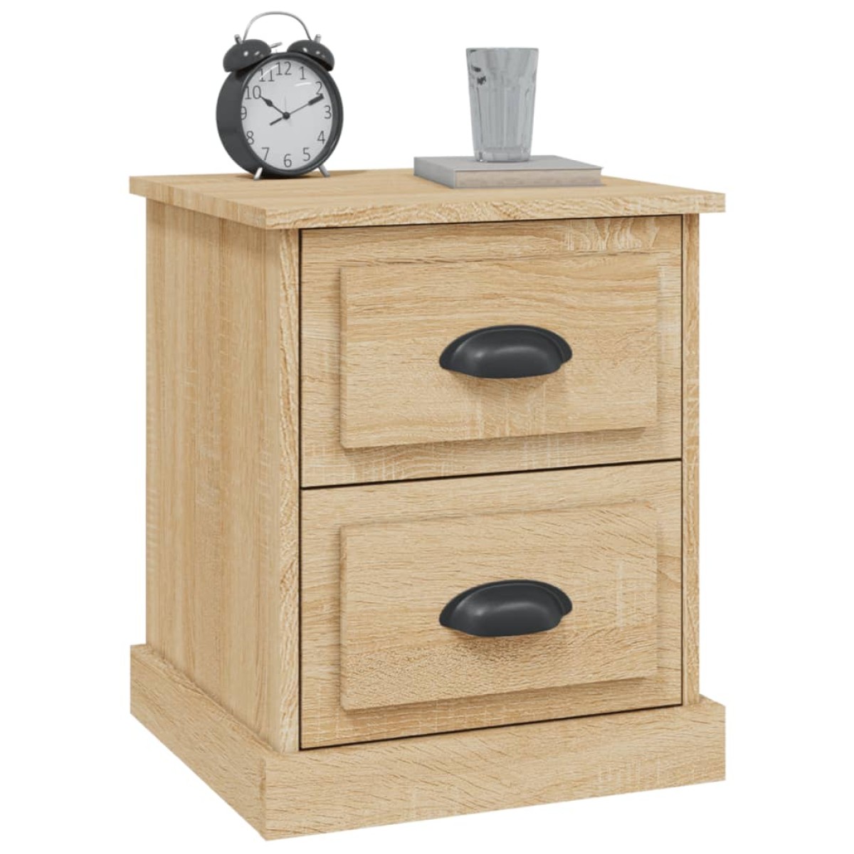 vidaXL Κομοδίνα 2 τεμ. Sonoma Oak 39x39x47,5εκ. από Επεξεργασμένο Ξύλο