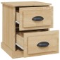vidaXL Κομοδίνα 2 τεμ. Sonoma Oak 39x39x47,5εκ. από Επεξεργασμένο Ξύλο