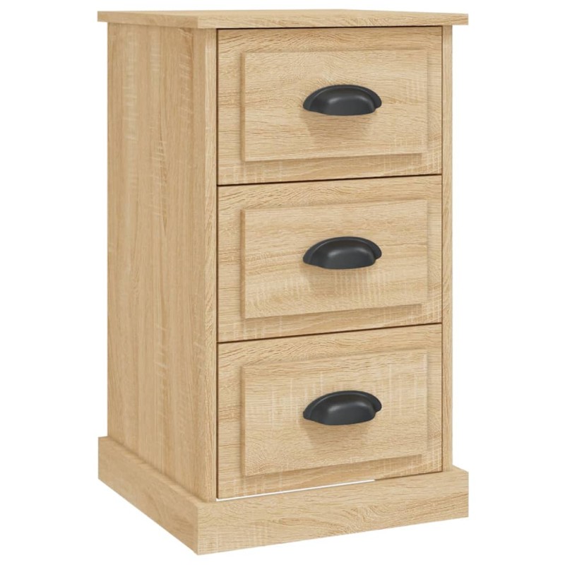 vidaXL Κομοδίνο Sonoma Δρυς 39 x 39 x 67 εκ. από Επεξεργασμένο Ξύλο