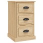 vidaXL Κομοδίνο Sonoma Δρυς 39 x 39 x 67 εκ. από Επεξεργασμένο Ξύλο