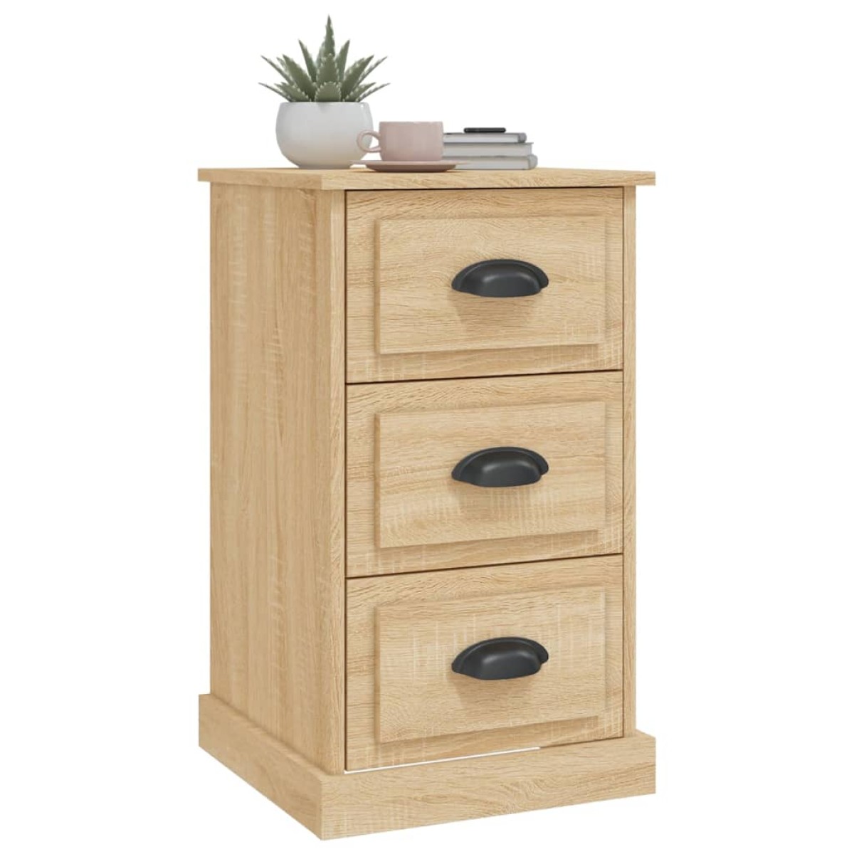 vidaXL Κομοδίνο Sonoma Δρυς 39 x 39 x 67 εκ. από Επεξεργασμένο Ξύλο