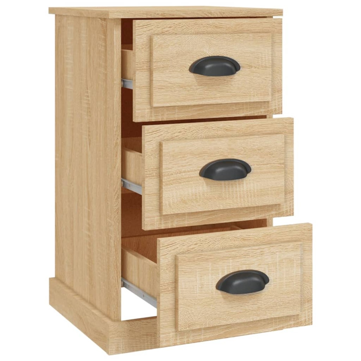 vidaXL Κομοδίνο Sonoma Δρυς 39 x 39 x 67 εκ. από Επεξεργασμένο Ξύλο
