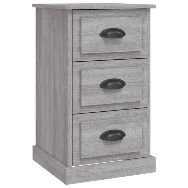 vidaXL Κομοδίνο Γκρι Sonoma 39x39x67 εκ. από Επεξεργασμένο Ξύλο