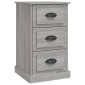 vidaXL Κομοδίνο Γκρι Sonoma 39x39x67 εκ. από Επεξεργασμένο Ξύλο