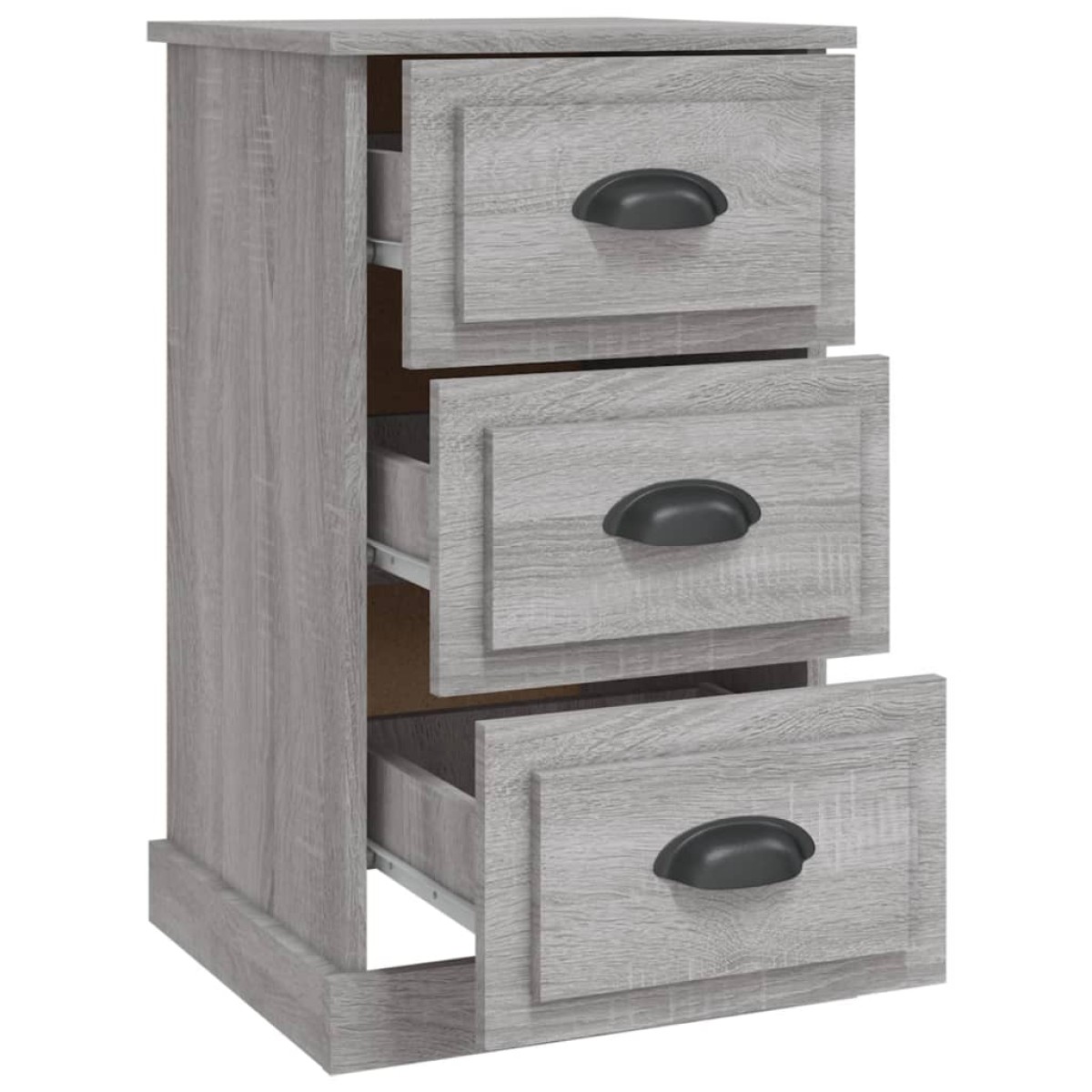 vidaXL Κομοδίνο Γκρι Sonoma 39x39x67 εκ. από Επεξεργασμένο Ξύλο