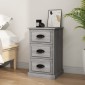 vidaXL Κομοδίνο Γκρι Sonoma 39x39x67 εκ. από Επεξεργασμένο Ξύλο