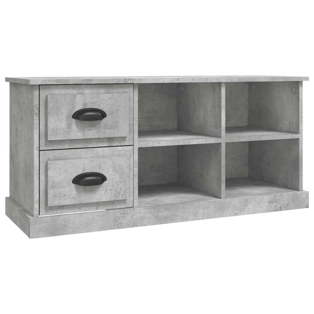 vidaXL Έπιπλο Τηλεόρασης Γκρι Σκυρ. 102x35,5x47,5 εκ. Επεξ. Ξύλο