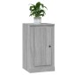 vidaXL Ντουλάπι Sonoma Γκρι 37,5 x 35,5 x 67,5 εκ. Επεξεργασμένο Ξύλο