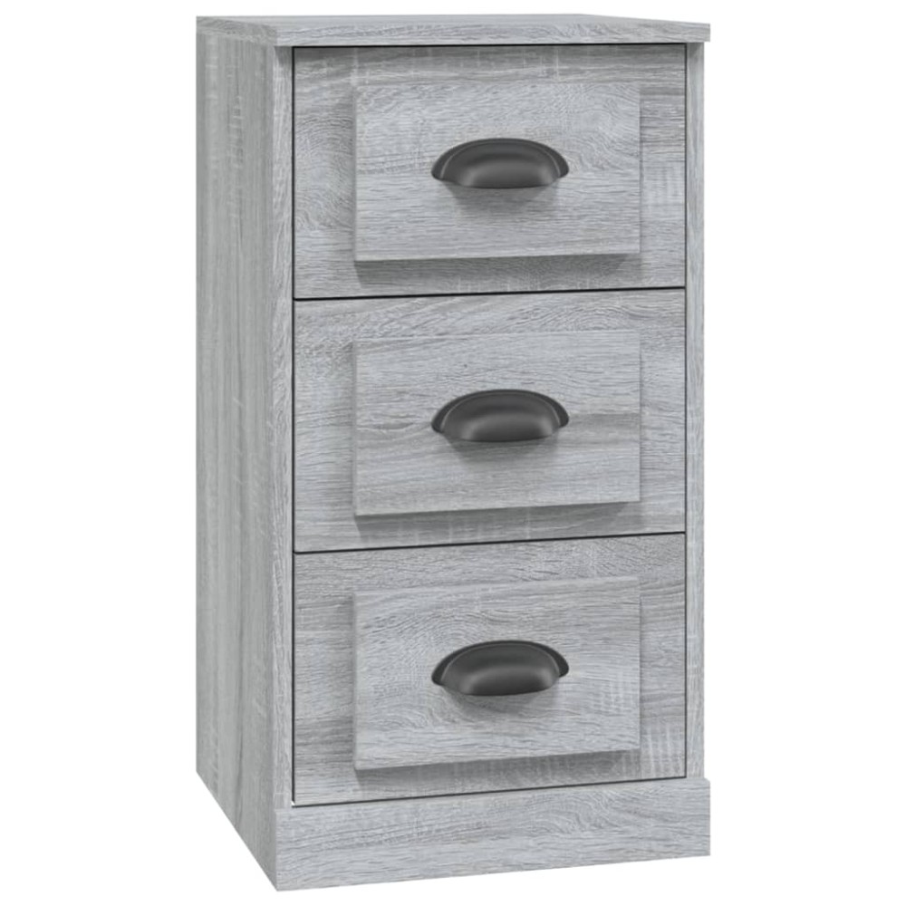 vidaXL Συρταριέρα Γκρι Sonoma 36 x 35,5 x 67,5 εκ. Επεξεργασμένο Ξύλο