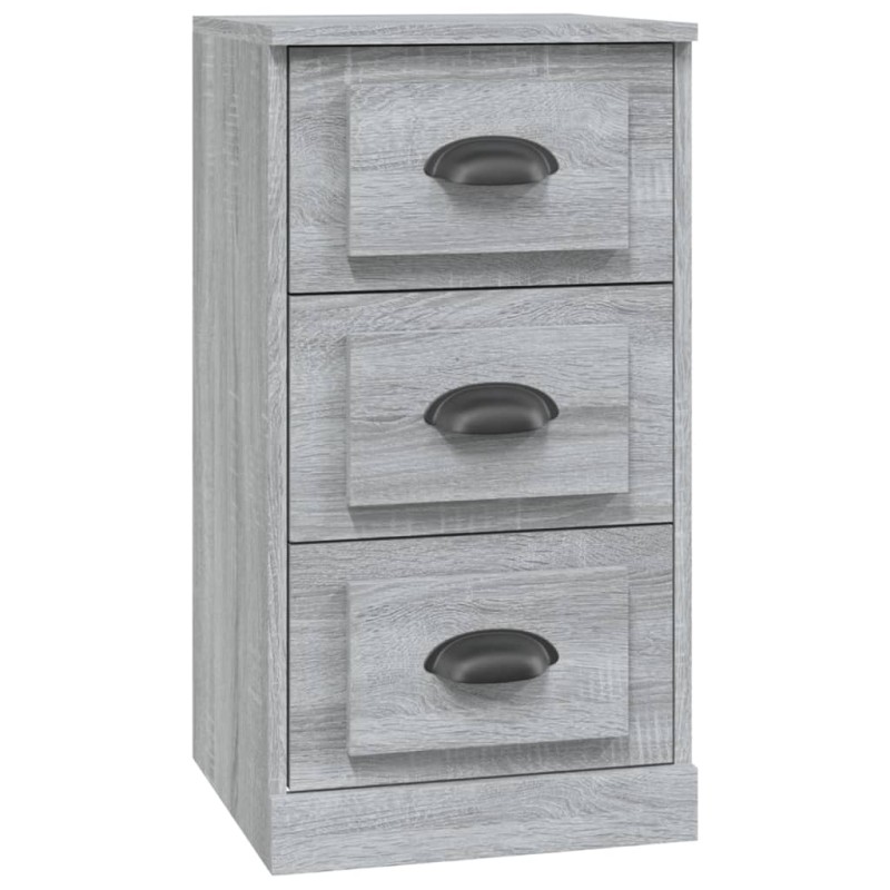 vidaXL Συρταριέρα Γκρι Sonoma 36 x 35,5 x 67,5 εκ. Επεξεργασμένο Ξύλο