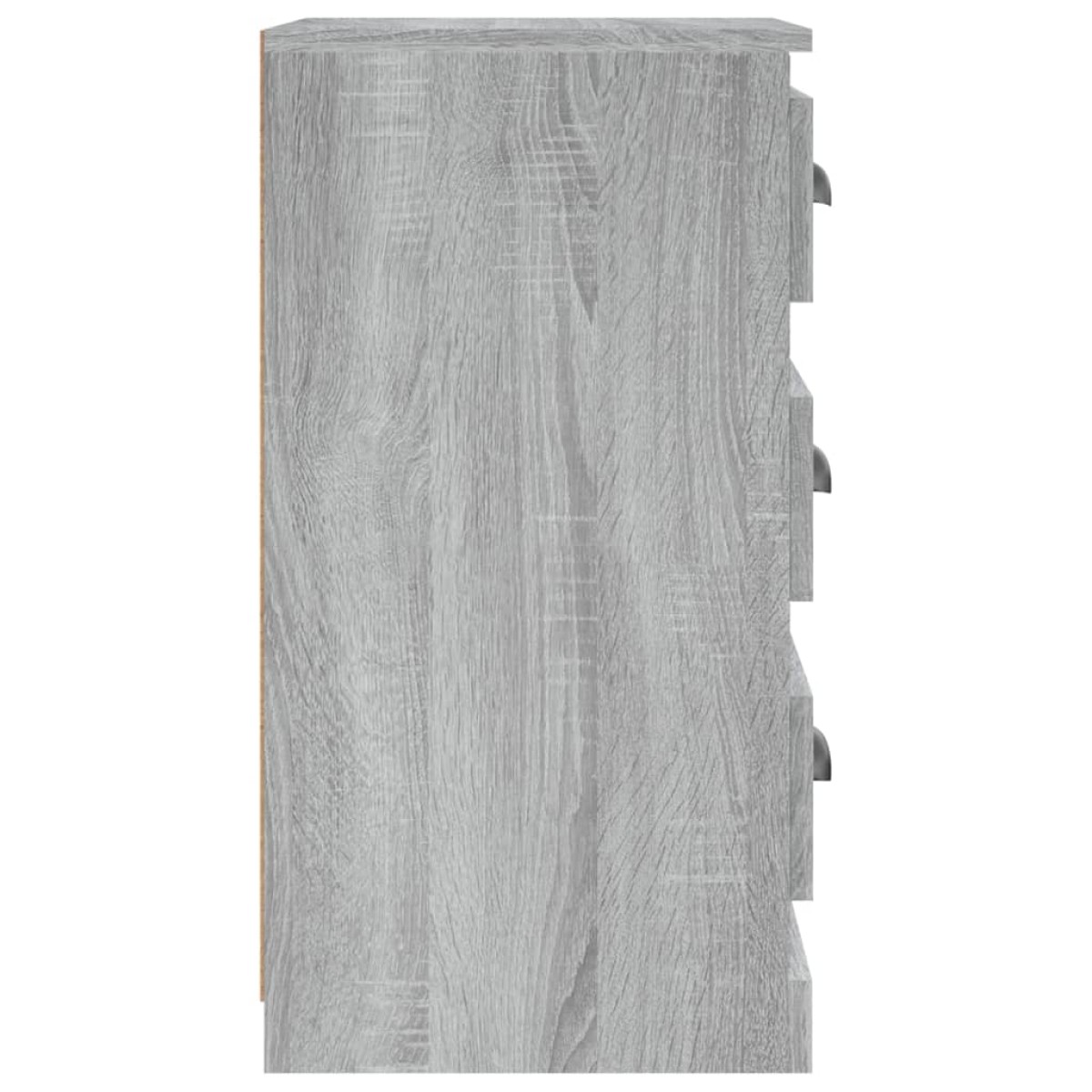 vidaXL Συρταριέρα Γκρι Sonoma 36 x 35,5 x 67,5 εκ. Επεξεργασμένο Ξύλο