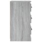 vidaXL Συρταριέρα Γκρι Sonoma 36 x 35,5 x 67,5 εκ. Επεξεργασμένο Ξύλο