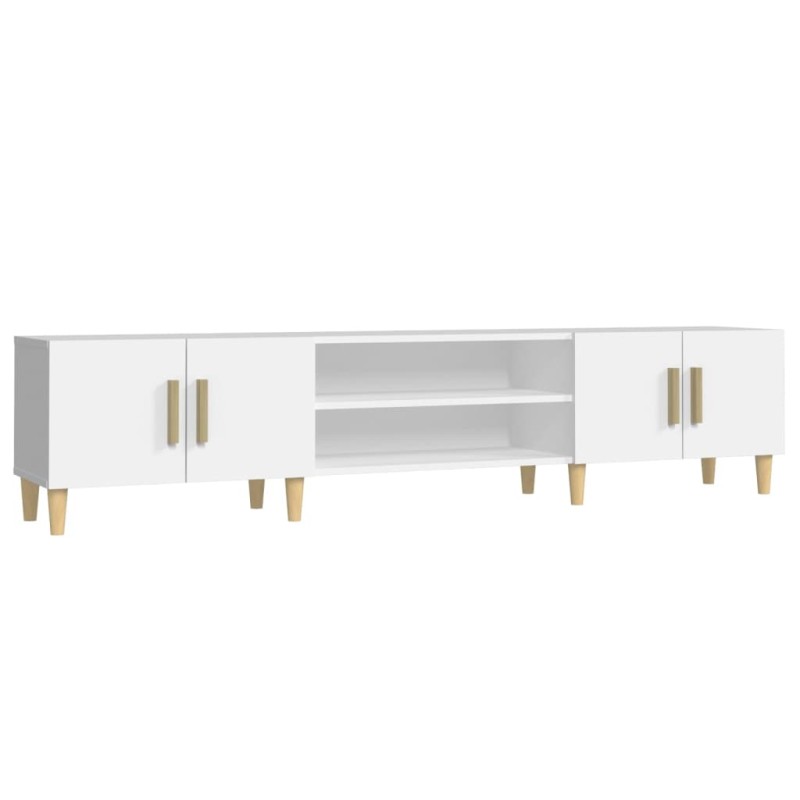 vidaXL Έπιπλο Τηλεόρασης Λευκό 180x31,5x40 εκ. από Τεχνητό Ξύλο