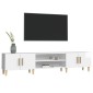 vidaXL Έπιπλο Τηλεόρασης Γυαλ. Λευκό 180x31,5x40 εκ Επεξεργασμένο Ξύλο