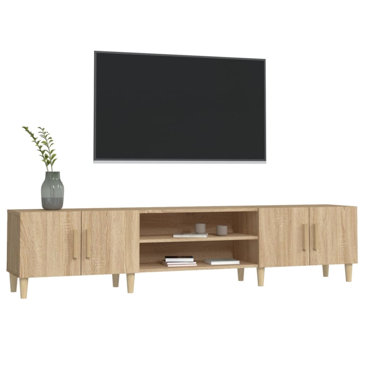 vidaXL Έπιπλο Τηλεόρασης Sonoma Δρυς 180x31,5x40 εκ. Επεξ. Ξύλο