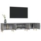 vidaXL Έπιπλο Τηλεόρασης Γκρι Σκυρ. 180x31,5x40 εκ. Επεξ. Ξύλο