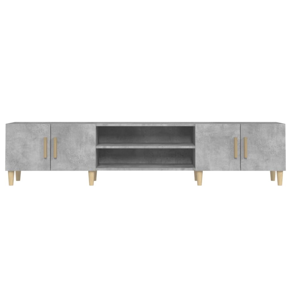 vidaXL Έπιπλο Τηλεόρασης Γκρι Σκυρ. 180x31,5x40 εκ. Επεξ. Ξύλο