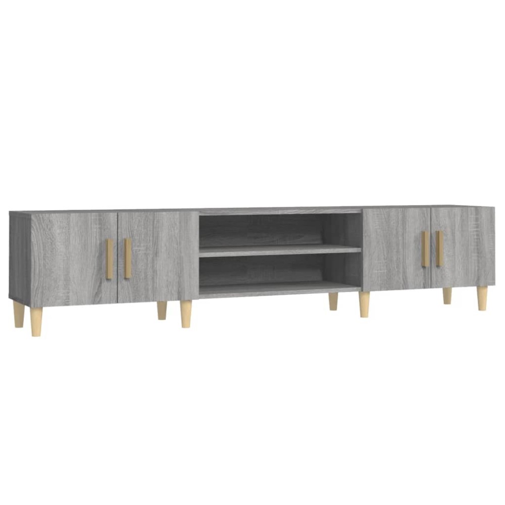 vidaXL Έπιπλο Τηλεόρασης Γκρι Sonoma 180x31,5x40 εκ. από Επεξεργ. Ξύλο