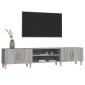 vidaXL Έπιπλο Τηλεόρασης Γκρι Sonoma 180x31,5x40 εκ. από Επεξεργ. Ξύλο