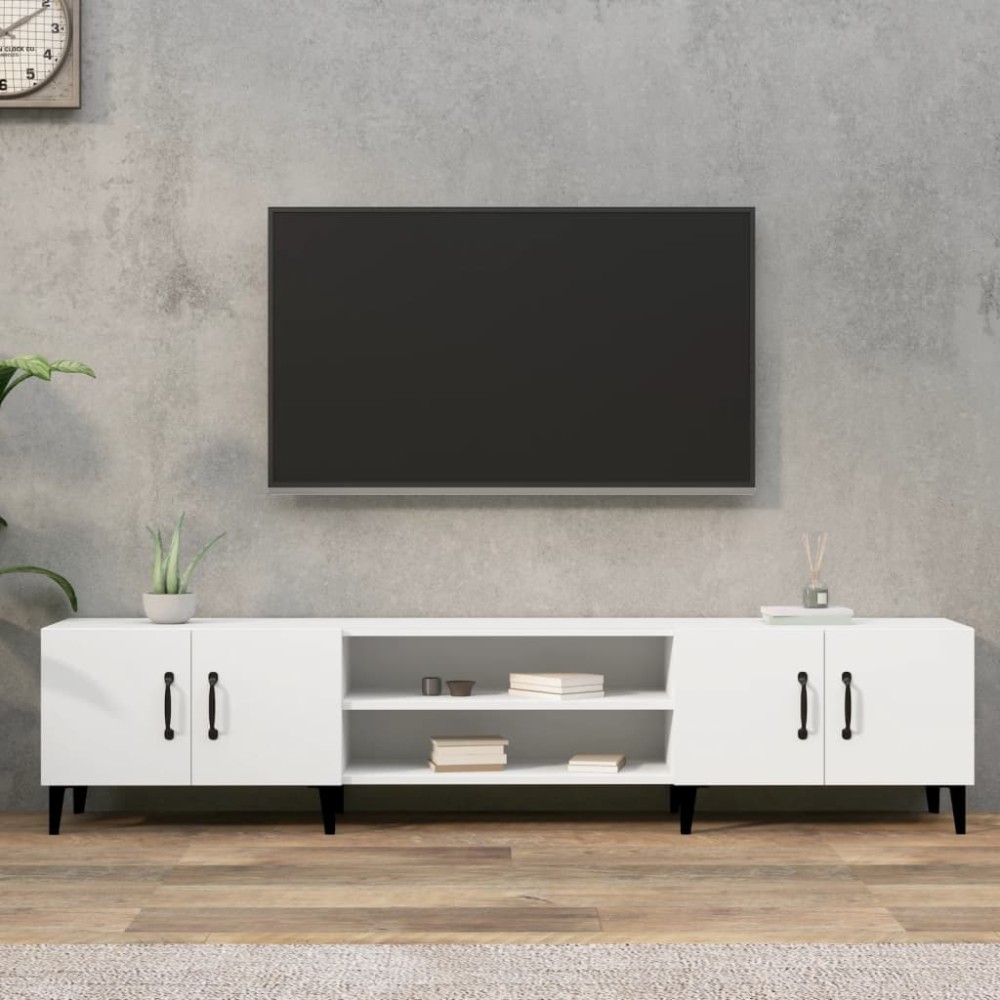 vidaXL Έπιπλο Τηλεόρασης Λευκό 180x31,5x40 εκ. από Τεχνητό Ξύλο
