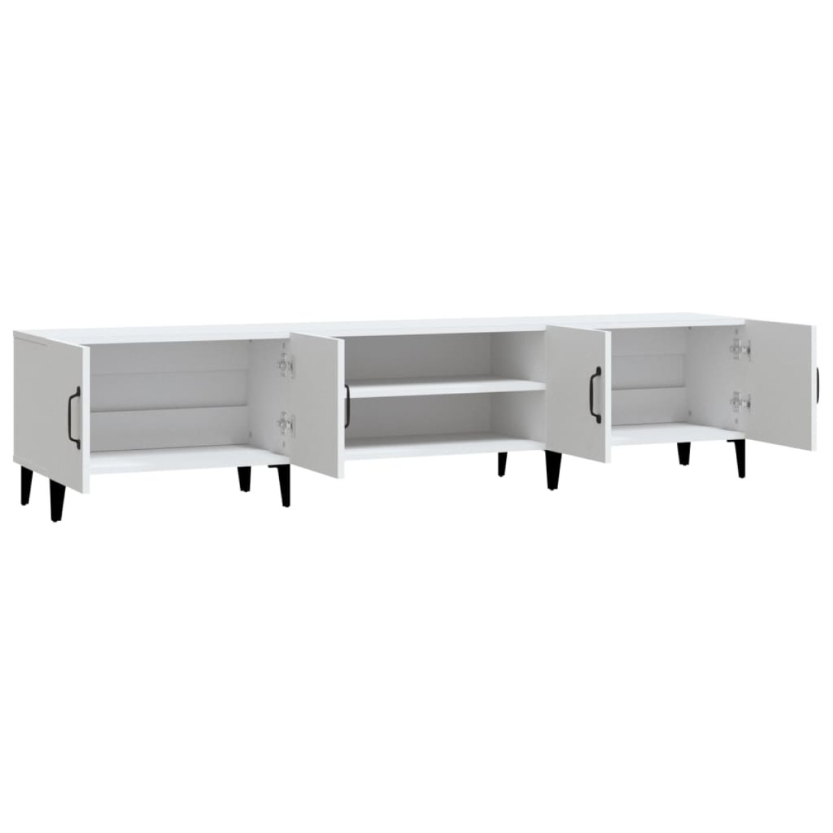 vidaXL Έπιπλο Τηλεόρασης Λευκό 180 x 31,5 x 40 εκ. Επεξεργασμένο Ξύλο