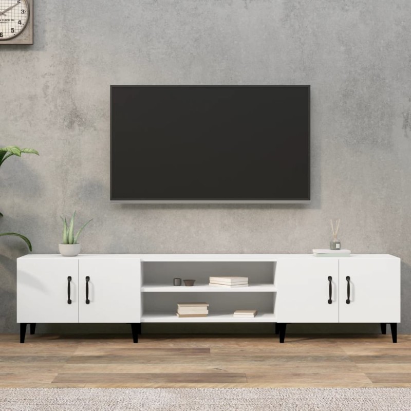 vidaXL Έπιπλο Τηλεόρασης Λευκό 180x31,5x40 εκ. από Τεχνητό Ξύλο