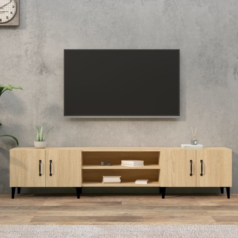 vidaXL Έπιπλο Τηλεόρασης Sonoma Δρυς 180x31,5x40 εκ. από Τεχνητό Ξύλο