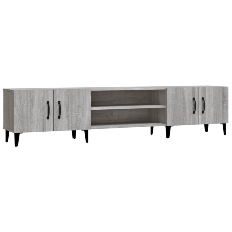 vidaXL Έπιπλο Τηλεόρασης Γκρι Sonoma 180x31,5x40 εκ. από Επεξεργ. Ξύλο