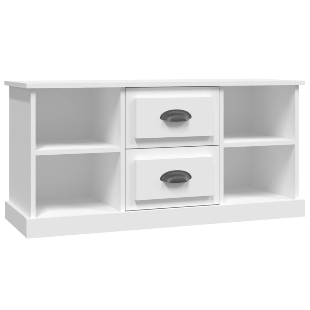 vidaXL Έπιπλο Τηλεόρασης Λευκό 99,5 x 35,5 x 48 εκ. Επεξεργασμένο Ξύλο