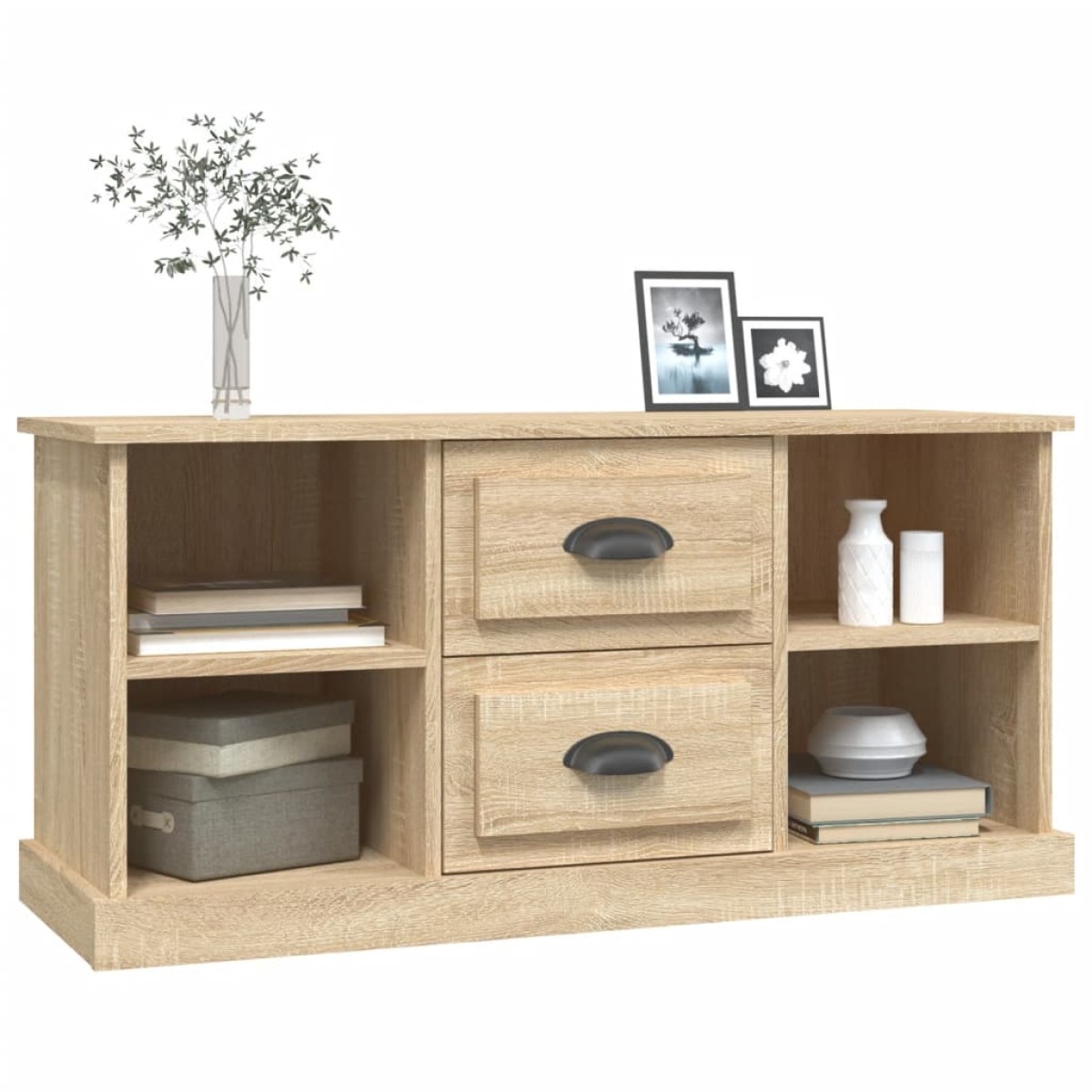 vidaXL Έπιπλο Τηλεόρασης Sonoma Δρυς 99,5x35,5x48 εκ. Επεξ. Ξύλο
