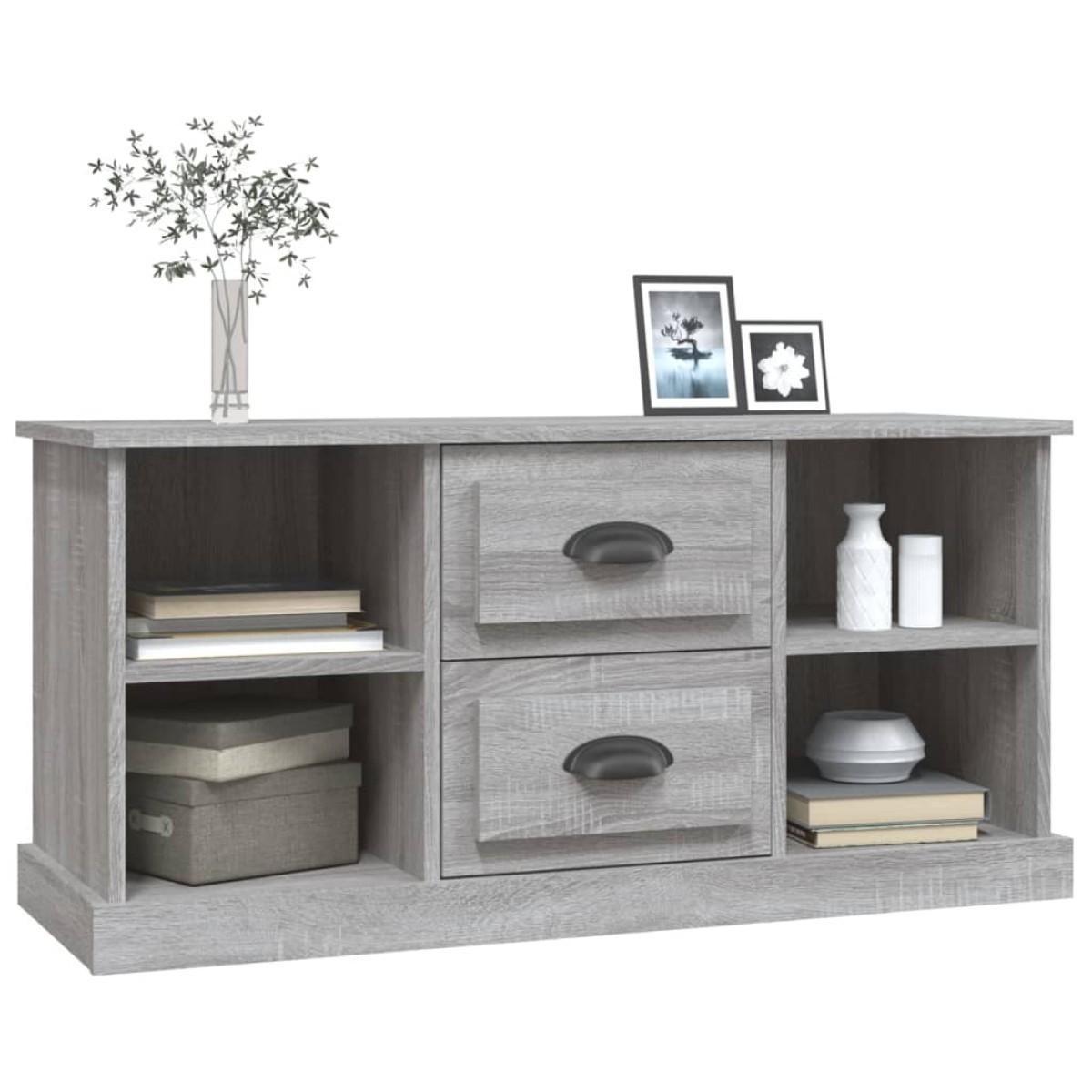 vidaXL Έπιπλο Τηλεόρασης Γκρι Sonoma 99,5x35,5x48εκ. από Επεξεργ. Ξύλο