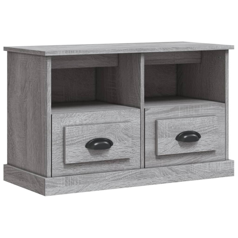 vidaXL Έπιπλο Τηλεόρασης Γκρι Sonoma 80x35x50 εκ. από Επεξεργ. Ξύλο