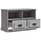 vidaXL Έπιπλο Τηλεόρασης Γκρι Sonoma 80x35x50 εκ. από Επεξεργ. Ξύλο