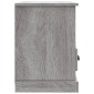 vidaXL Έπιπλο Τηλεόρασης Γκρι Sonoma 80x35x50 εκ. από Επεξεργ. Ξύλο