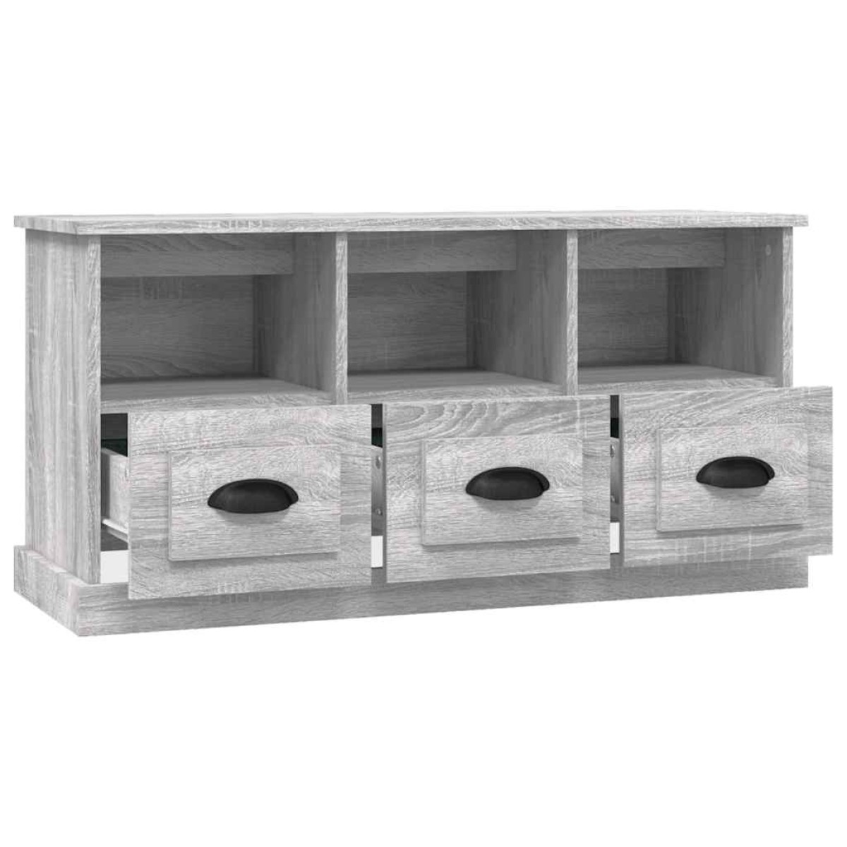 vidaXL Έπιπλο Τηλεόρασης Γκρι Sonoma 100x35x50 εκ. Επεξεργασμένο Ξύλο