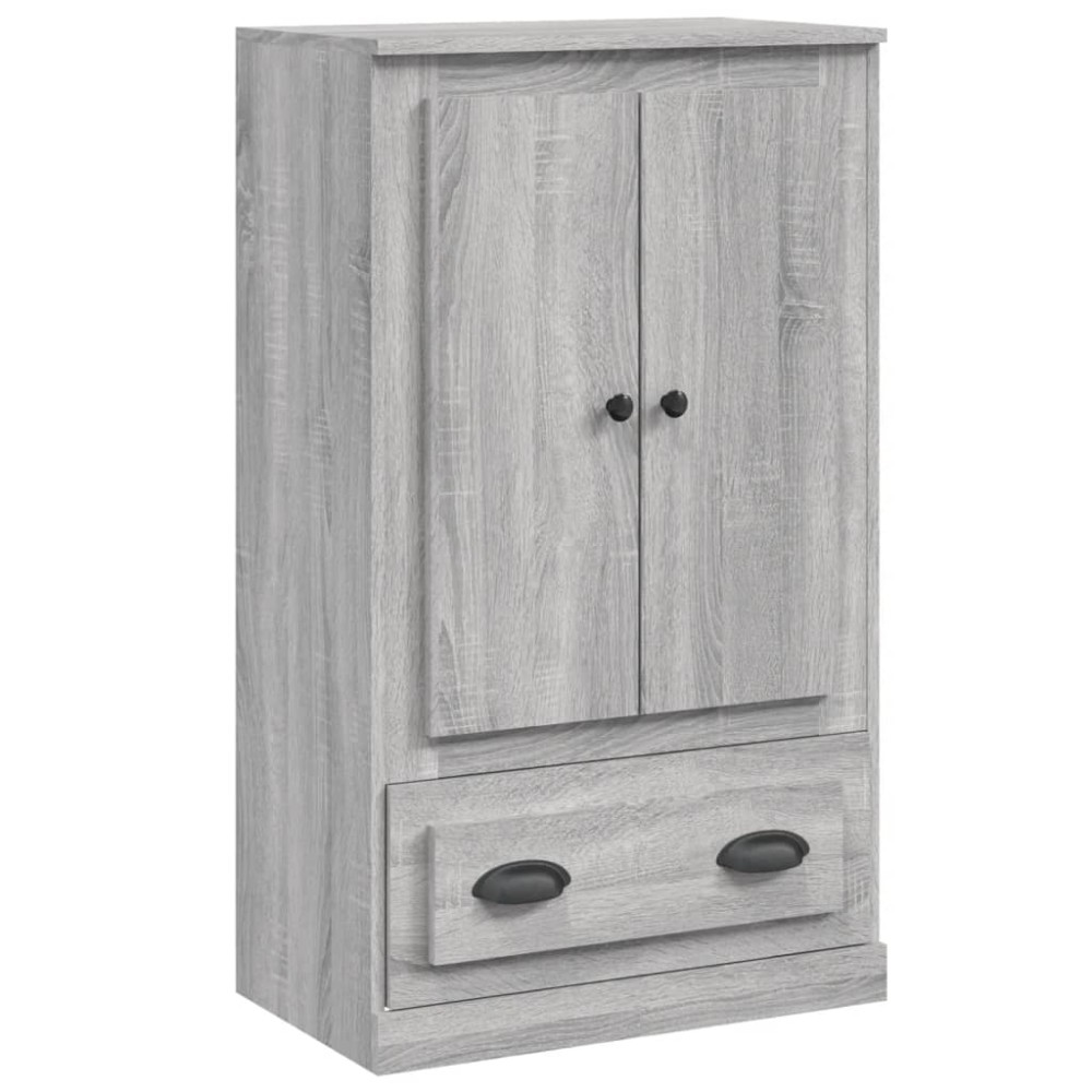 vidaXL Ντουλάπι Γκρι Sonoma 60x35,5x103,5 εκ. από Επεξεργασμένο Ξύλο