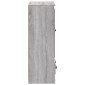 vidaXL Ντουλάπι Γκρι Sonoma 60x35,5x103,5 εκ. από Επεξεργασμένο Ξύλο