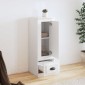 vidaXL Ντουλάπι Λευκό 36 x 35,5 x 103,5 εκ. από Επεξεργασμένο Ξύλο