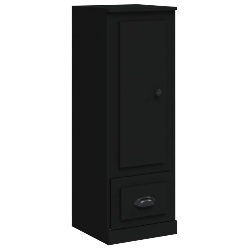 vidaXL Ντουλάπι Μαύρο 36x35,5x103,5 εκ. από Επεξεργασμένο Ξύλο