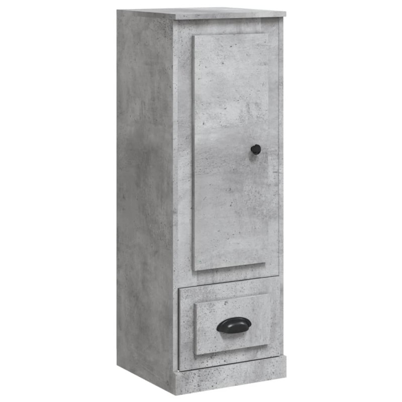 vidaXL Ντουλάπι Γκρι Σκυροδέματος 36x35,5x103,5 εκ. Επεξεργασμένο Ξύλο