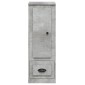 vidaXL Ντουλάπι Γκρι Σκυροδέματος 36x35,5x103,5 εκ. Επεξεργασμένο Ξύλο