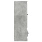 vidaXL Ντουλάπι Γκρι Σκυροδέματος 36x35,5x103,5 εκ. Επεξεργασμένο Ξύλο