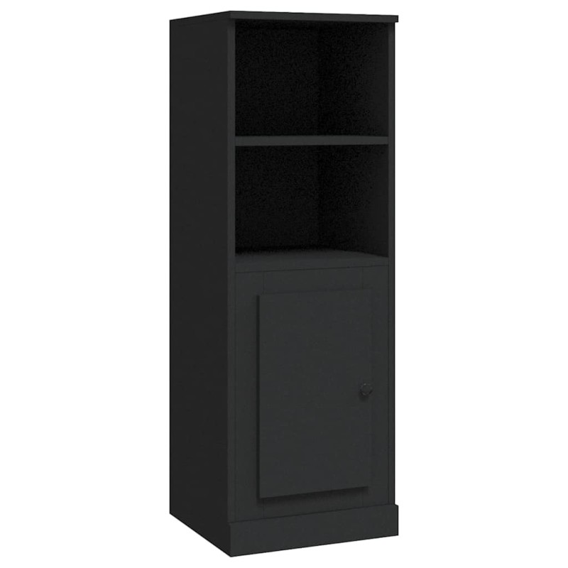 vidaXL Ντουλάπι Μαύρο 36x35,5x103,5 εκ. από Επεξεργασμένο Ξύλο