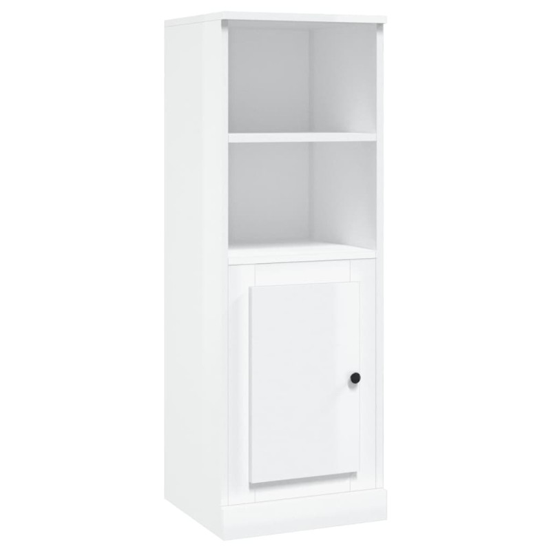 vidaXL Ντουλάπι Γυαλιστερό λευκό 36x35,5x103,5 από Επεξεργασμένο Ξύλο