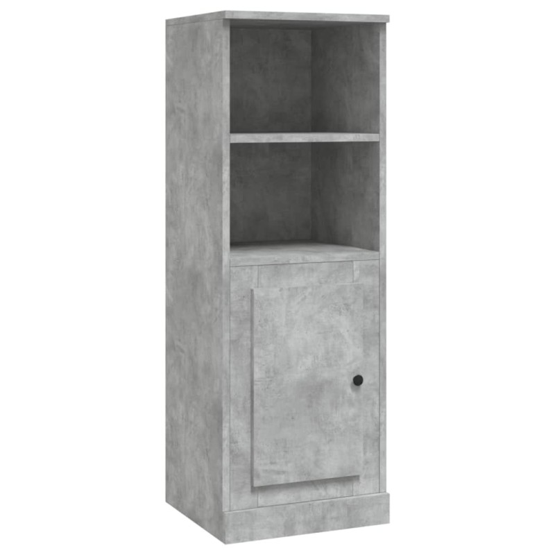 vidaXL Ντουλάπι Γκρι Σκυροδέματος 36x35,5x103,5 εκ. Επεξεργασμένο Ξύλο