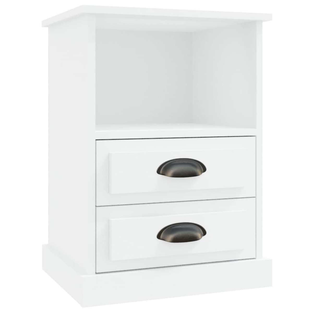 vidaXL Κομοδίνο Λευκό 43 x 36 x 60 εκ.
